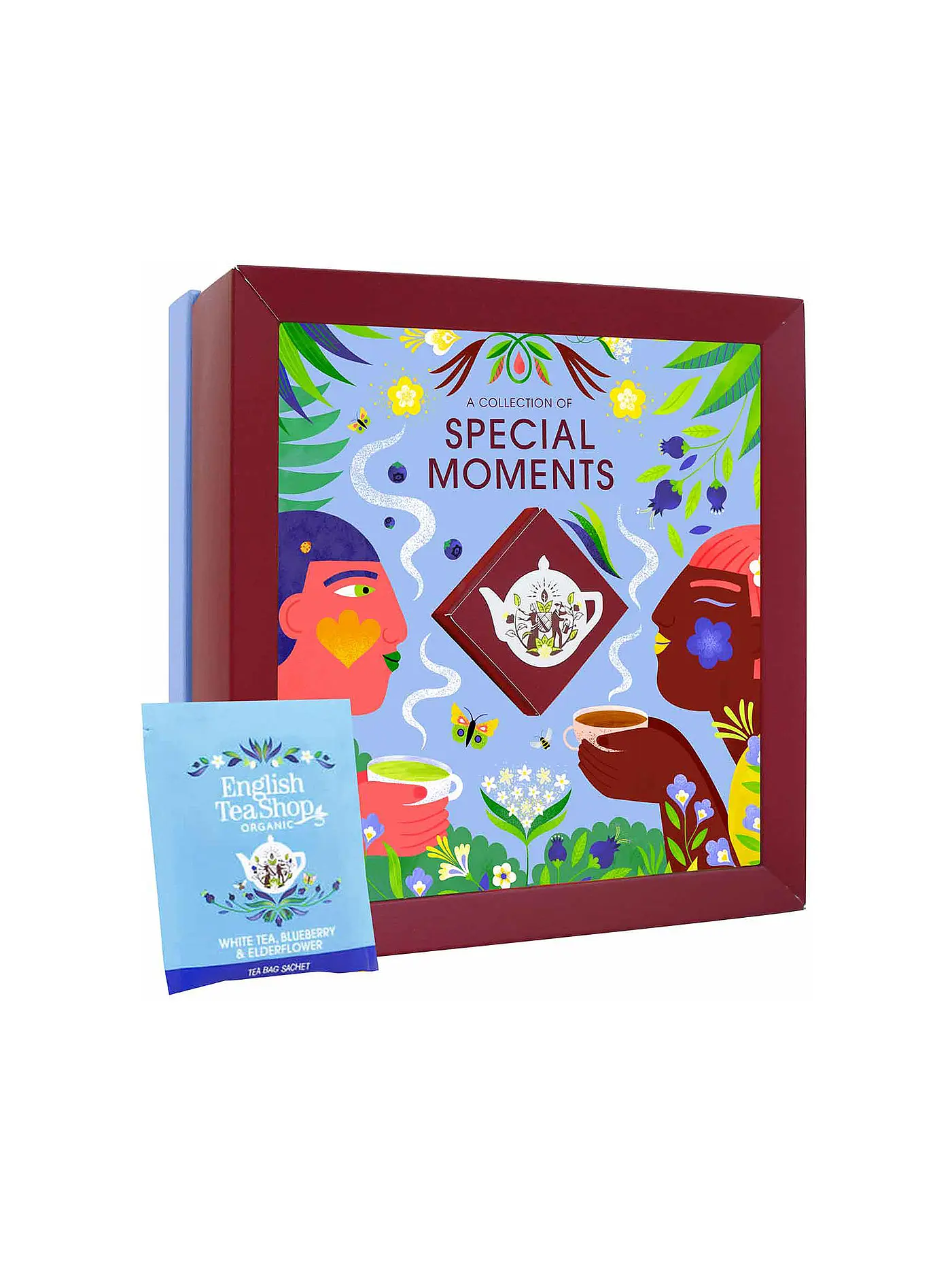 ENGLISH TEA SHOP | Tee Geschenkbox FEELGOOD MOMENTS 32 Teebeutel | bunt